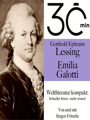 cover image of Gotthold Ephraim Lessings "Emilia Galotti"